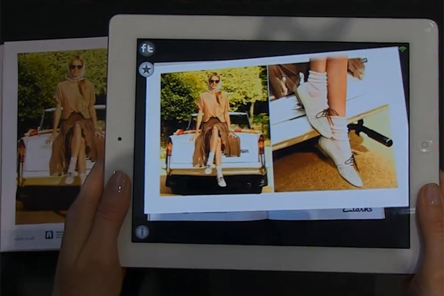 Clarks: augmented reality campaign for its spring/summer 2012 collection
