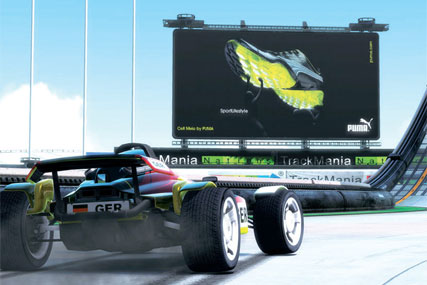 In game outdoor advertising