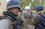 Kemp: filming in Afghanistan for Sky1