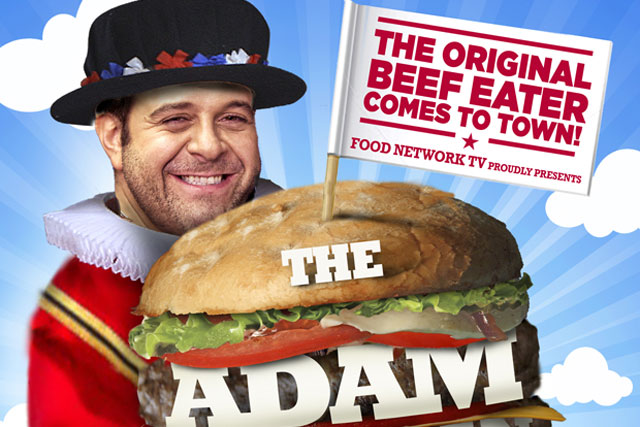 Adam Richman: presenter stars in campaign for Food Network UK programming
