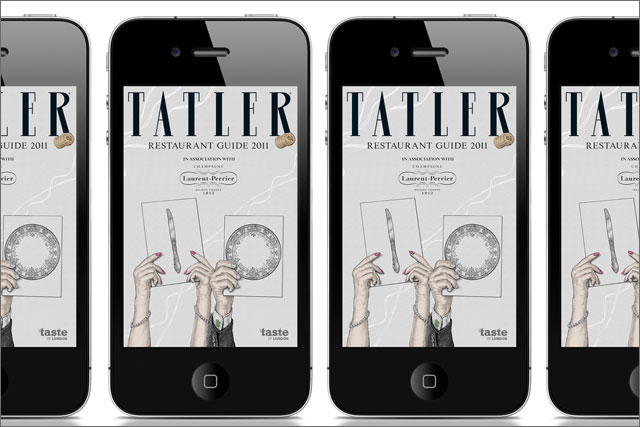 Tatler: launches restaurant guide app
