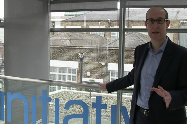 Alex Altman: the chief executive of Initiative shows Media Week around the offices 