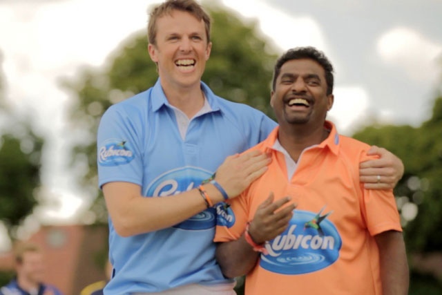 Graeme Swann and Muttiah Muralitharan star in Rubicon viral
