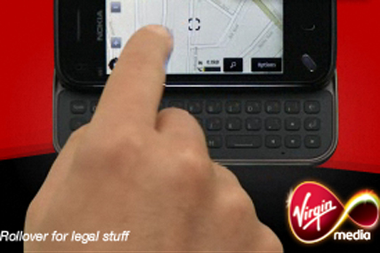 Virgin Media: promoting smartphone offers to existing customers