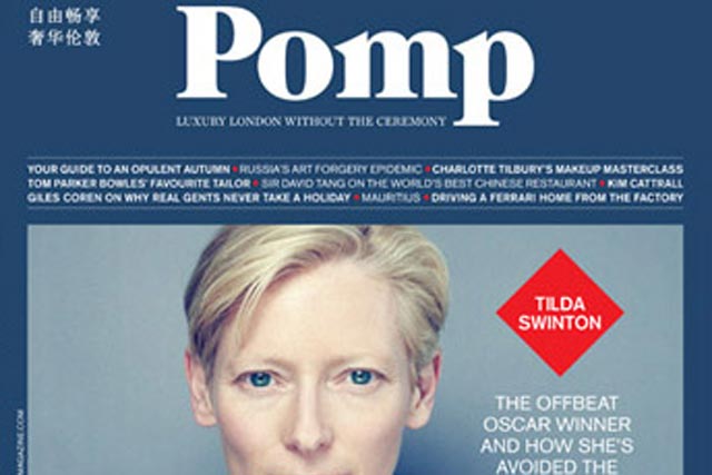 Pomp magazine: has created a dedicated Mandarin-language section 