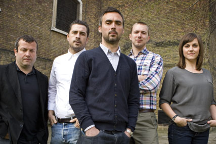 Hypernaked…Chris Green, Oliver Green, Fairhead, Puukko and Barton (l-r)