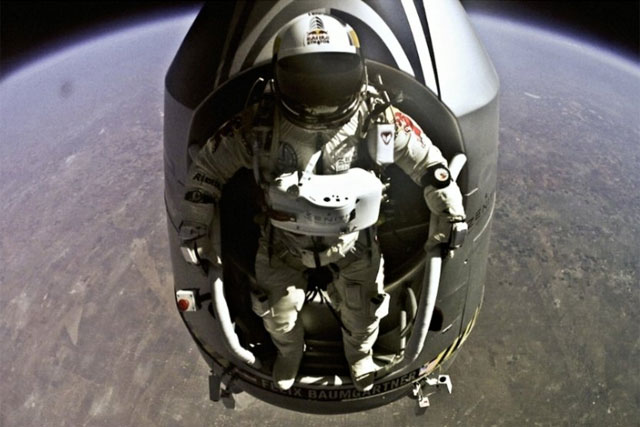 Felix Baumgartner: Red Bull skydive smashes YouTube records