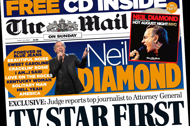 Mail on Sunday: free CD contributed to strong sales