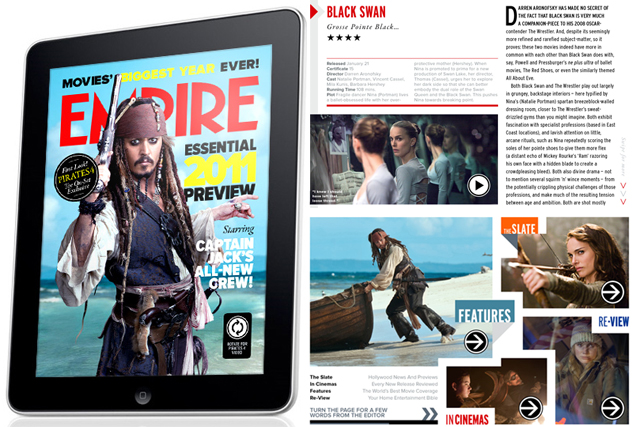 Bauer Media: launches Empire iPad edition