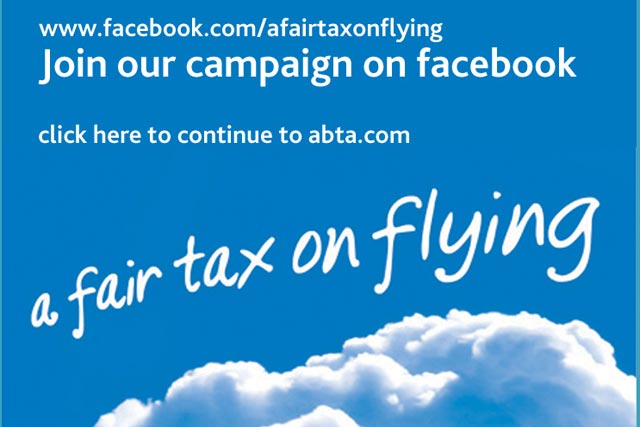 ABTA: leads the Fair Tax on Flying campaign