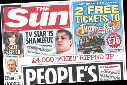 The Sun: Thorpe Park tickets