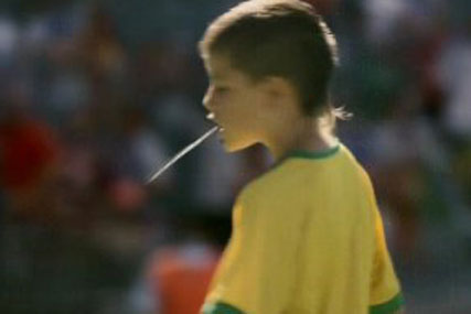 Sony: ad with spitting boy cleared by the ASA