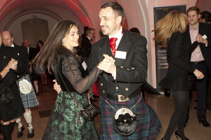 A Ceilidh dance ended the evening at Banqueting House