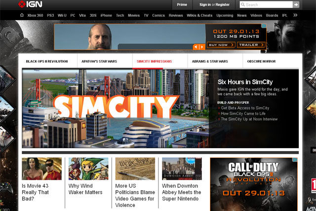 IGN.com: signs partnership with TalkSport