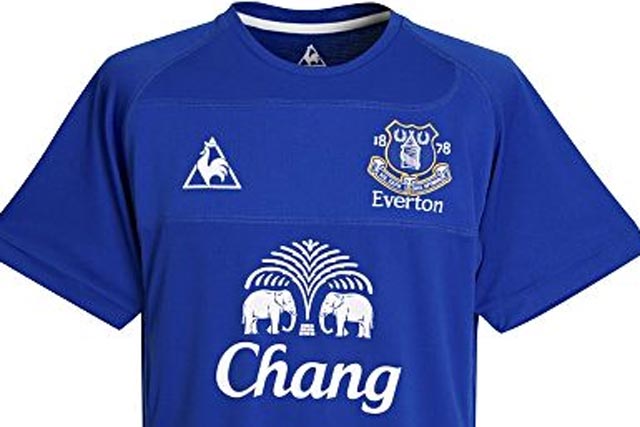Everton FC: extends shirt sponsorship with Chang beer