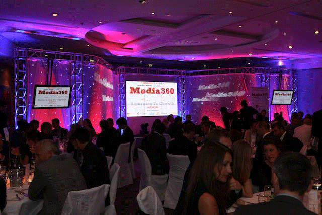 Media360: delegates enjoyed dinner and entertainment