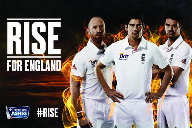 England cricket: fans encouraged to use the hashtag #RISE