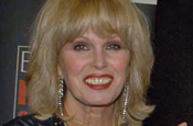 Joanna Lumley: paints billboard for charity