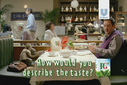 PG Tips: new ad mimics Meg Ryan scene