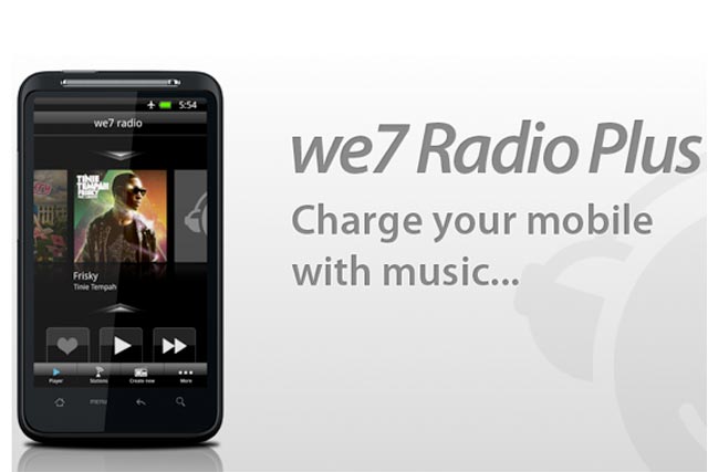 We7: unveils personalised radio mobile app