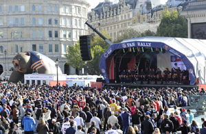 The NFL Fan Rally in Trafalgar Square