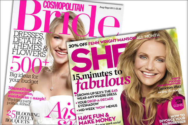 Hearst: closes Cosmopolitan Bride and She