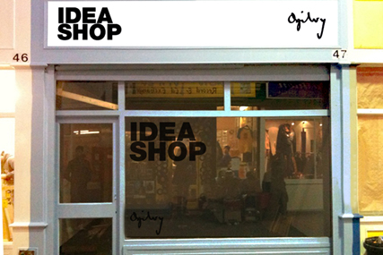 Ogilvy's Idea Shop: an impression of the what the Brixton shop will look like