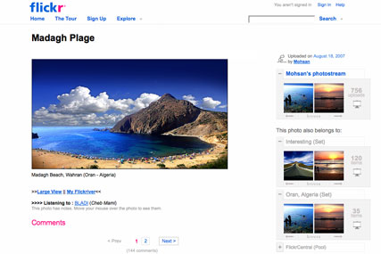 Flickr: available on iPhone