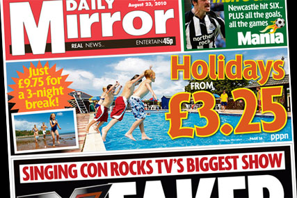 Daily Mirror: Holiday offer