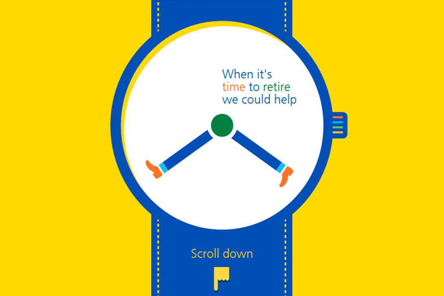 Aviva: hosts retirement advice on HTML5 site