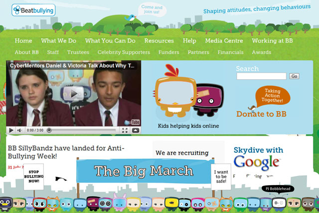 BeatBullying: rolls out 'big march' initiative