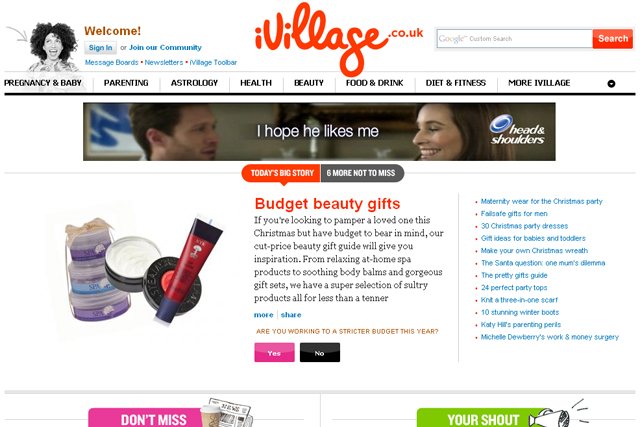 IVillage: revamps website