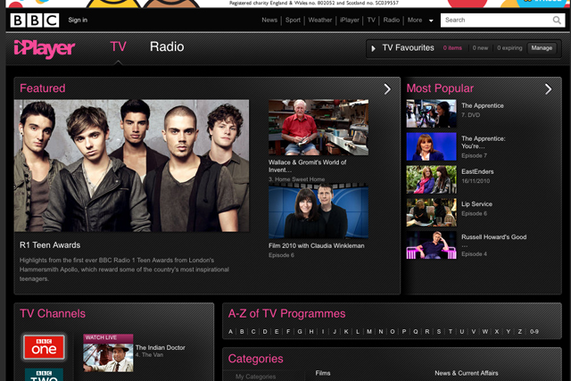 The BBC iPlayer: a major part of the online TV viewing landscape