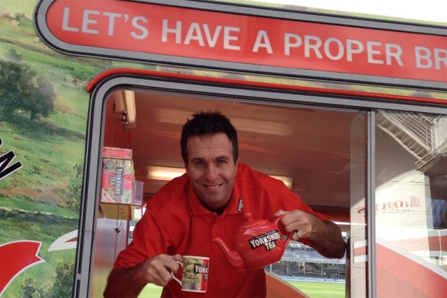 Yorkshire Tea: sponsorship launched by former England cricketer Michael Vaughan