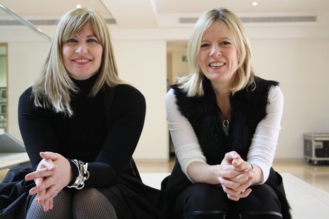 Elspeth Lynn (l) and Lisa Thomas