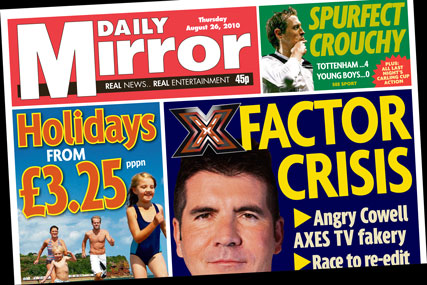 Daily Mirror: Holiday offer