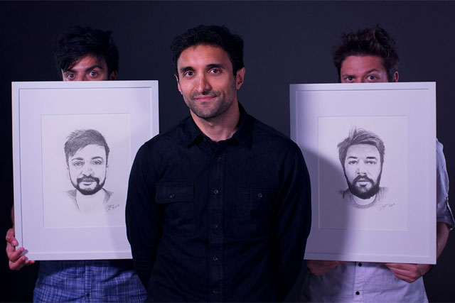 AKQA: from left, Hugo Veiga, Ajaz Ahmed and Diego Machado