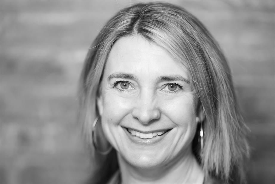 A black and white photo of new YouTube UK and Ireland MD Alison Lomax
