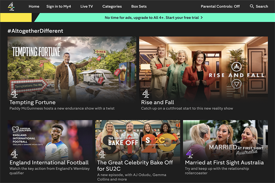 Channel 4 to scrap 4oD for new All 4 TV service
