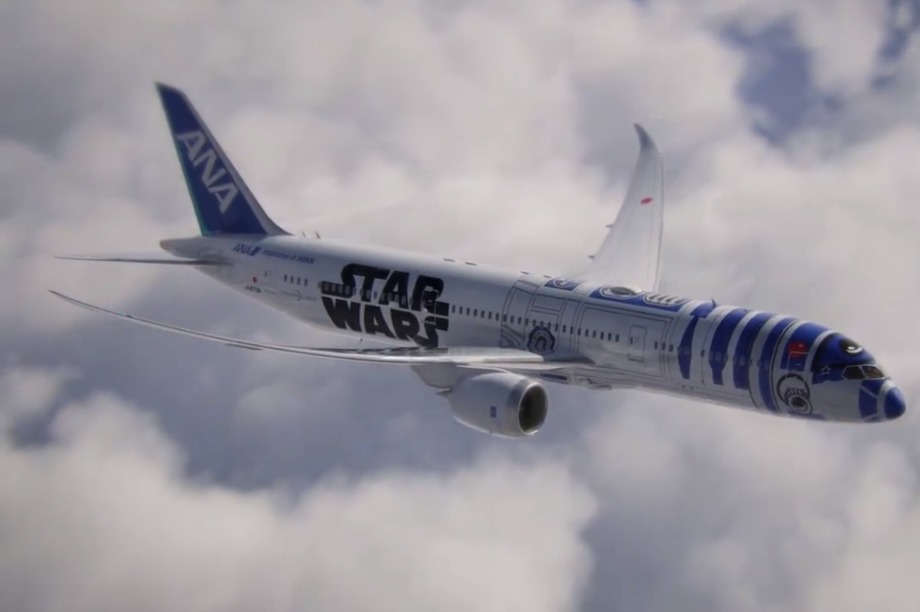 ANA is developing three Star Wars-themed planes (facebook.com/flyworld.ana)