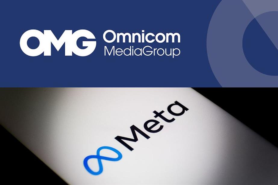 Omnicom Media Group & Meta logos