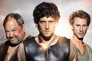 Cast members of Atlantis will unveil a 3D art stunt in France next week