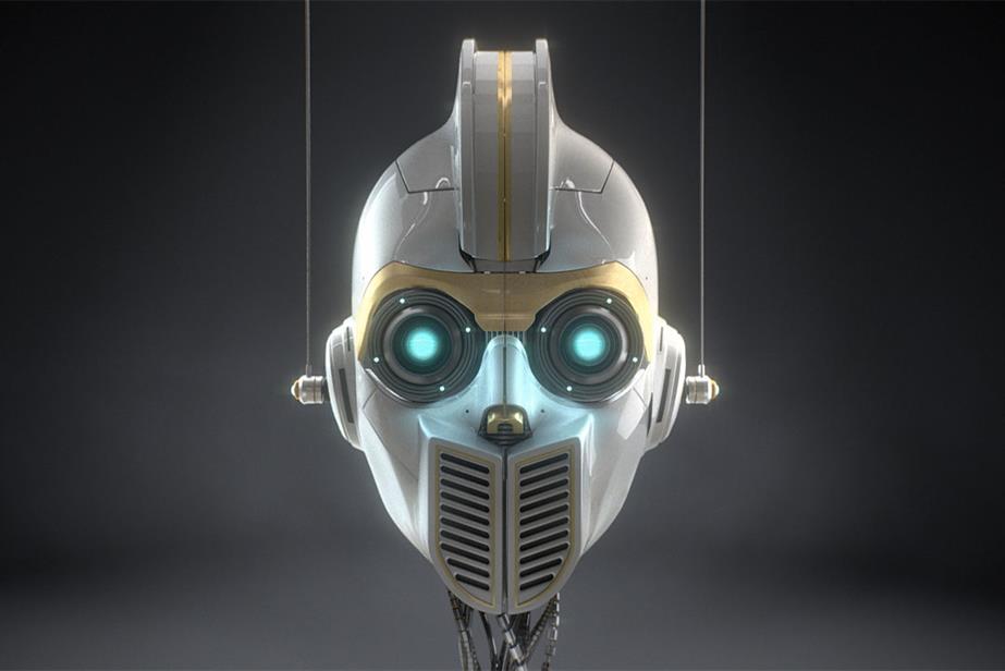 Audible: sci-fi ad features a robot head