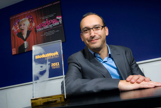 Daren Rubins: pictured with the 2011 Media Week Agency of the Year award