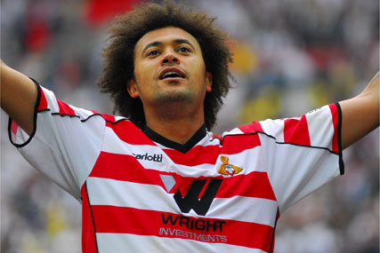 Doncaster Rovers: shirt sponsorship among club package on offer for 2009/2010 season through Getmemedia.com
