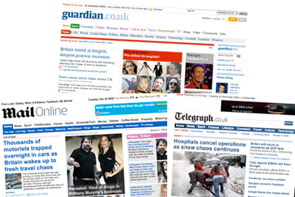 Guardian.co.uk: increased visitor numbers in the UK over the Mail and Telegraph