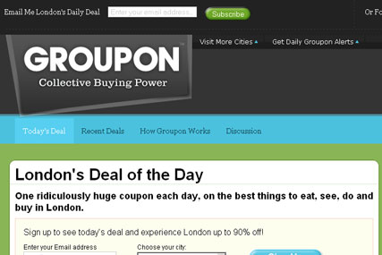 Groupon: reportedly rejected Google approach