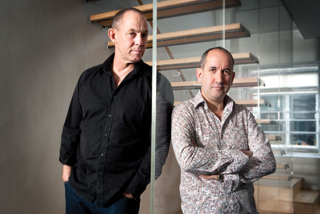 Robert Campbell (l) and Chris Barraclough
