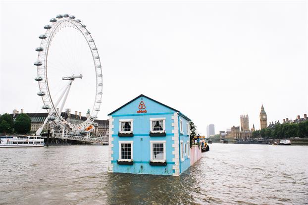 Airbnb's houseboat floated down the Thames for five days in May (Mikael Buck/Airbnb)