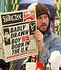 Badly Drwan Boy: playing a chipshop near you... possibly